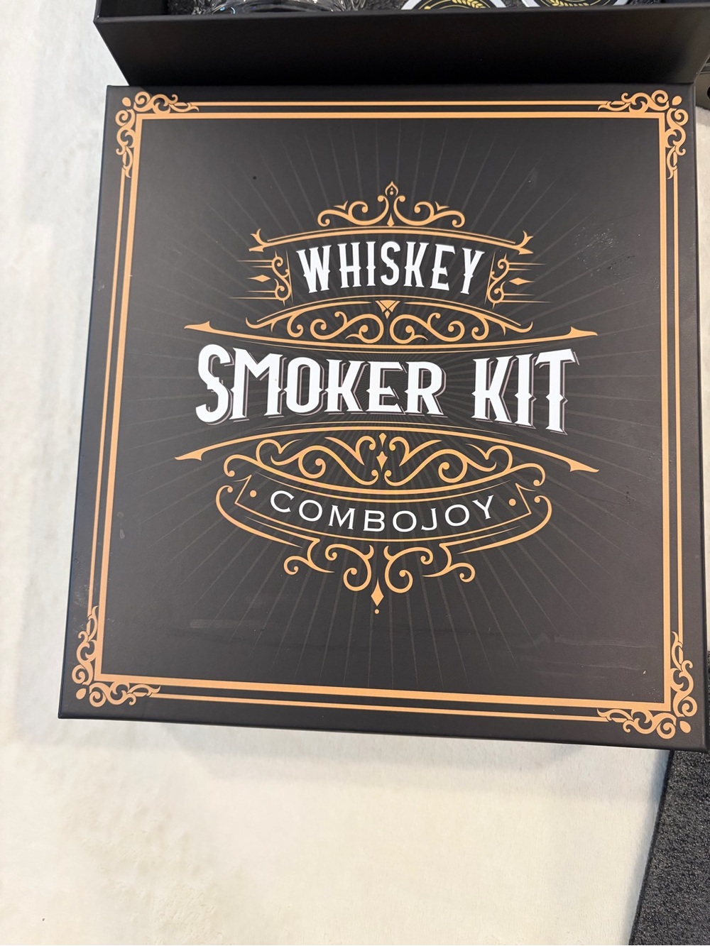 Whiskey Smoker Kit - Black and Gold
